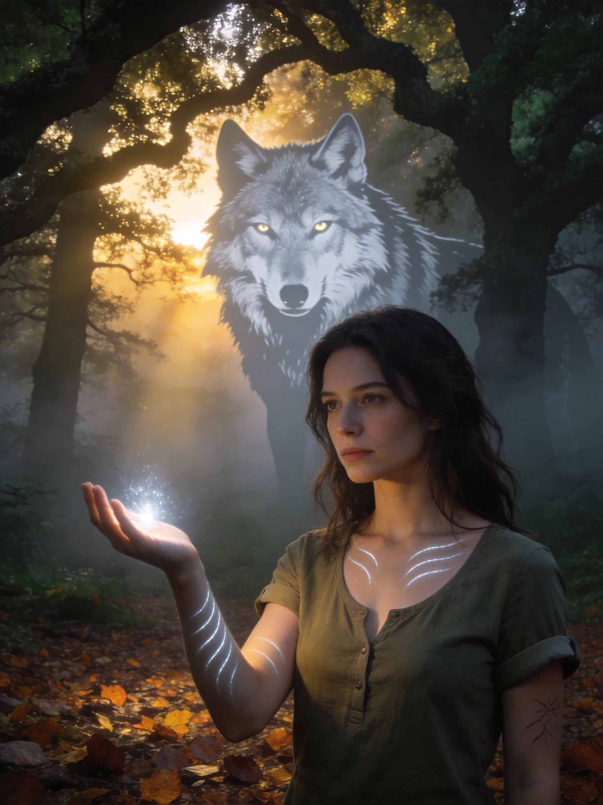 Ten Years of Scars, One Touch That Woke the Wolf - Shifter & Vampire Fated Mates Minis Novel Cover - Read online free