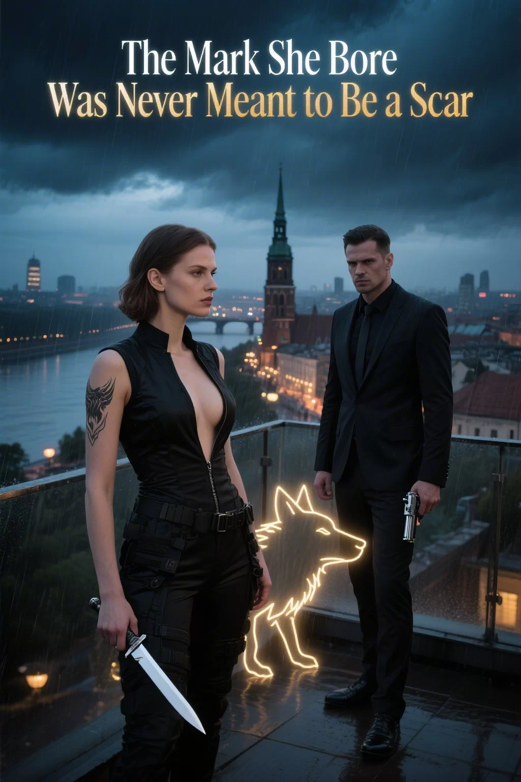 The Mark She Bore Was Never Meant to Be a Scar - Dark Mafia Protector Romance Novel Cover - Read online free