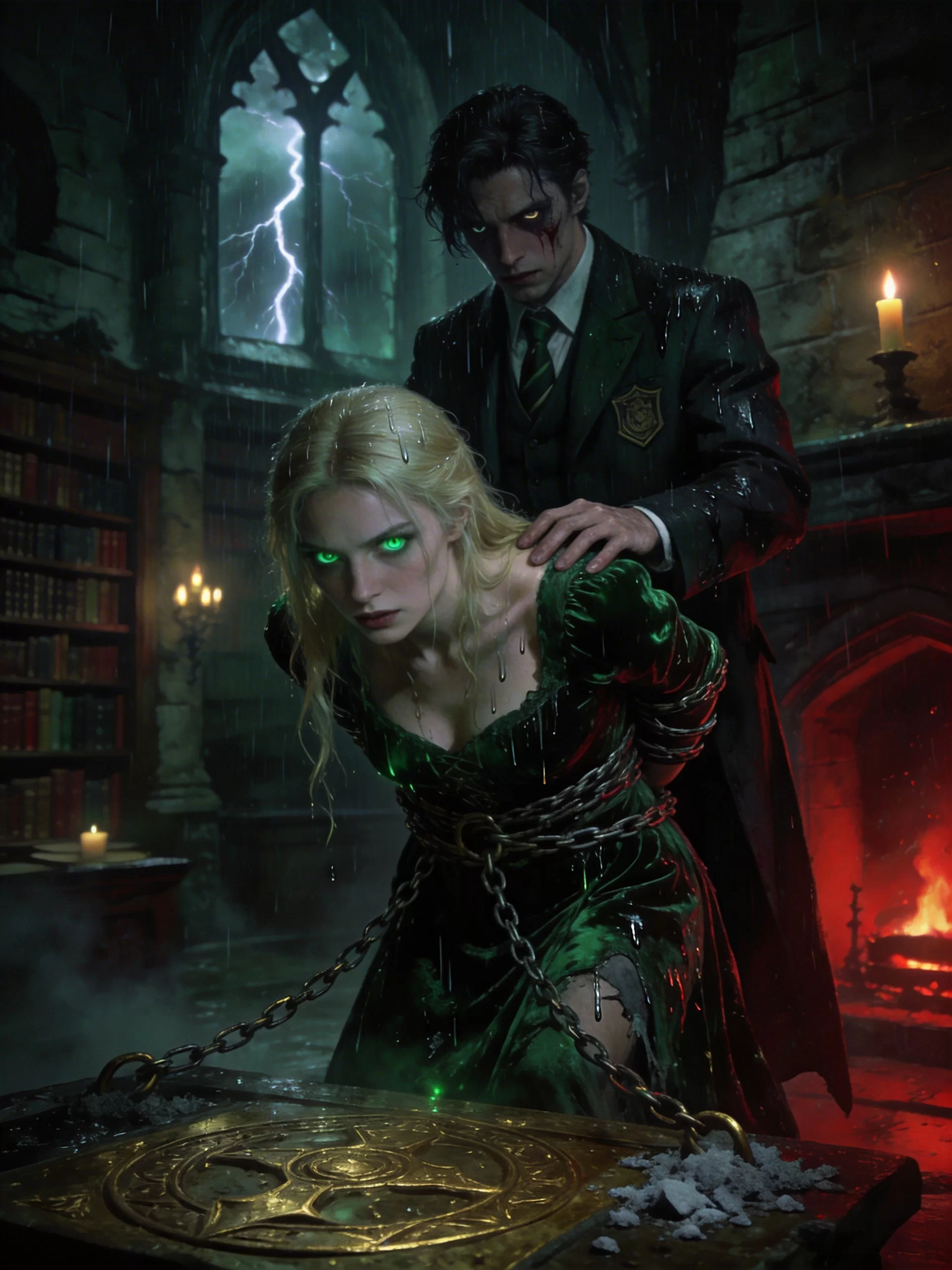 The Witch They Burned to Light His Curse - Fantasy Novel Cover - Read online free