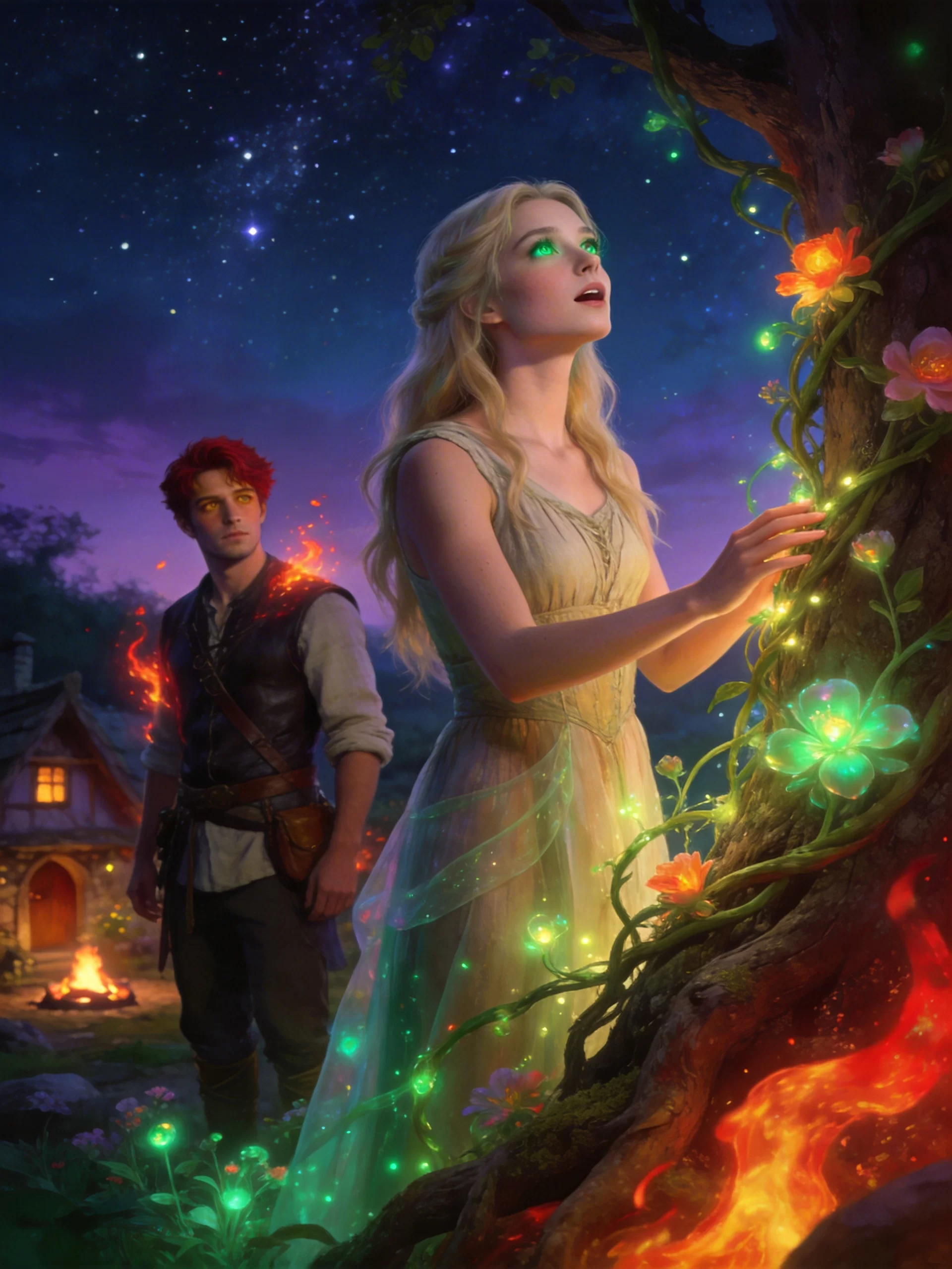 On_the_Night_She_Sang_to_Ashes_His_Fire_Chose_Her - Fantasy Novel Cover - Read online free