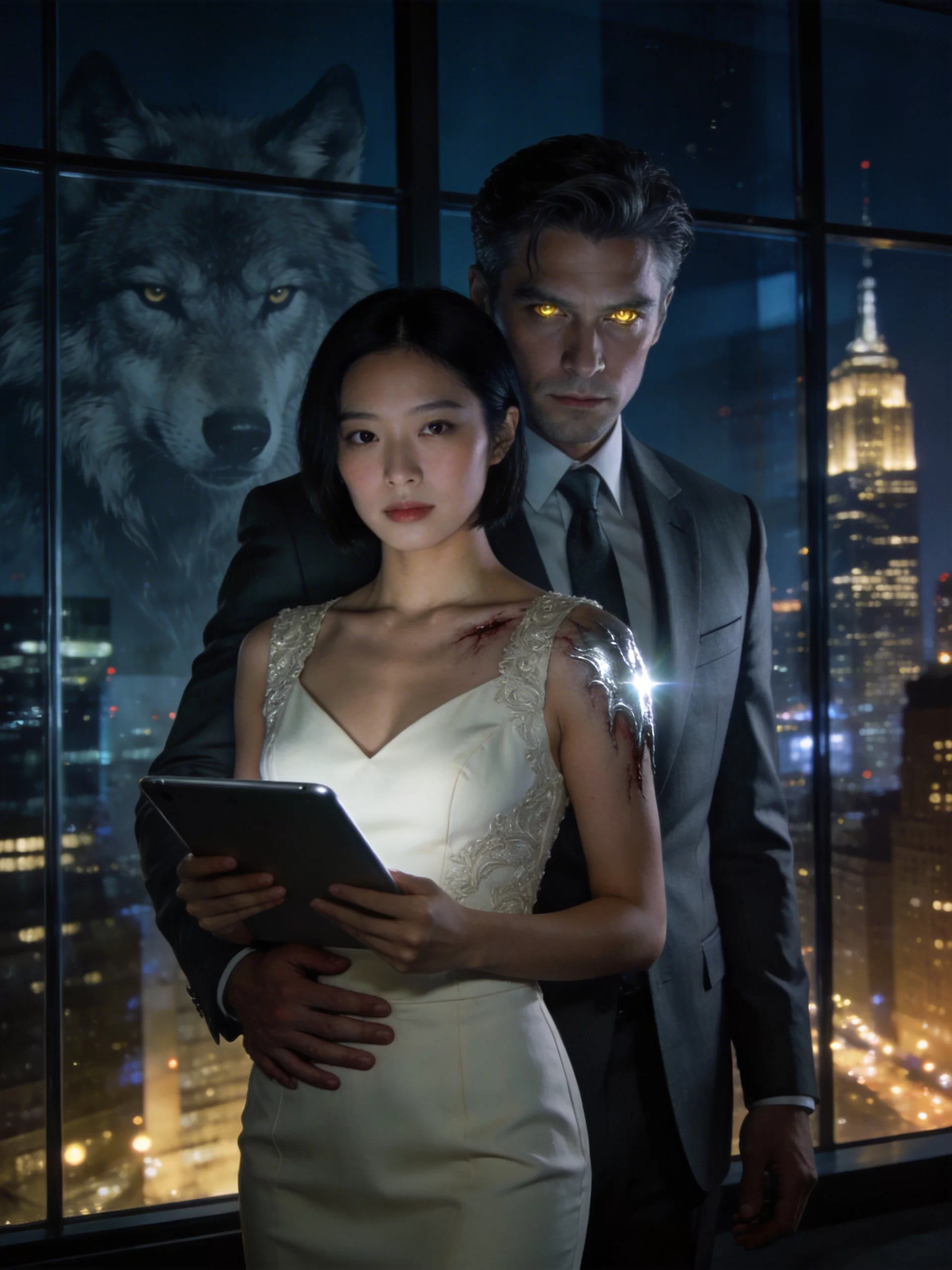 The Bite That Bound Her to His Boardroom - Shifter & Vampire Fated Mates Minis Novel Cover - Read online free