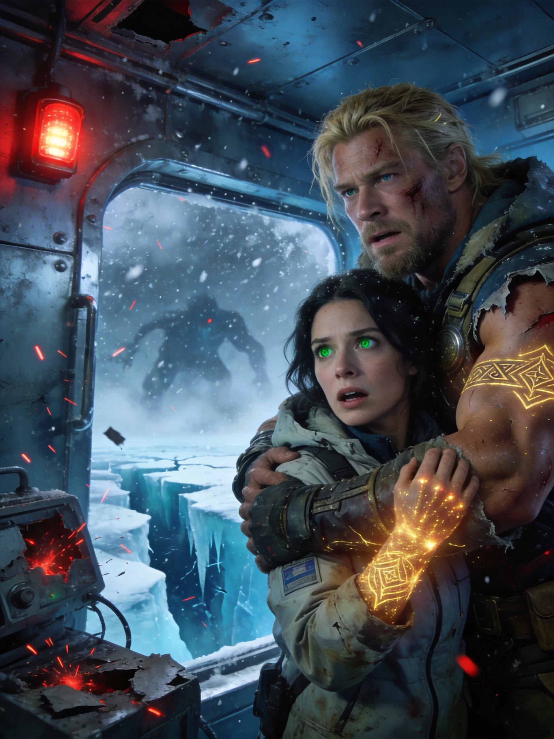 The Frost That Woke His Sleeping Beast - Shifter & Vampire Fated Mates Minis Novel Cover - Read online free