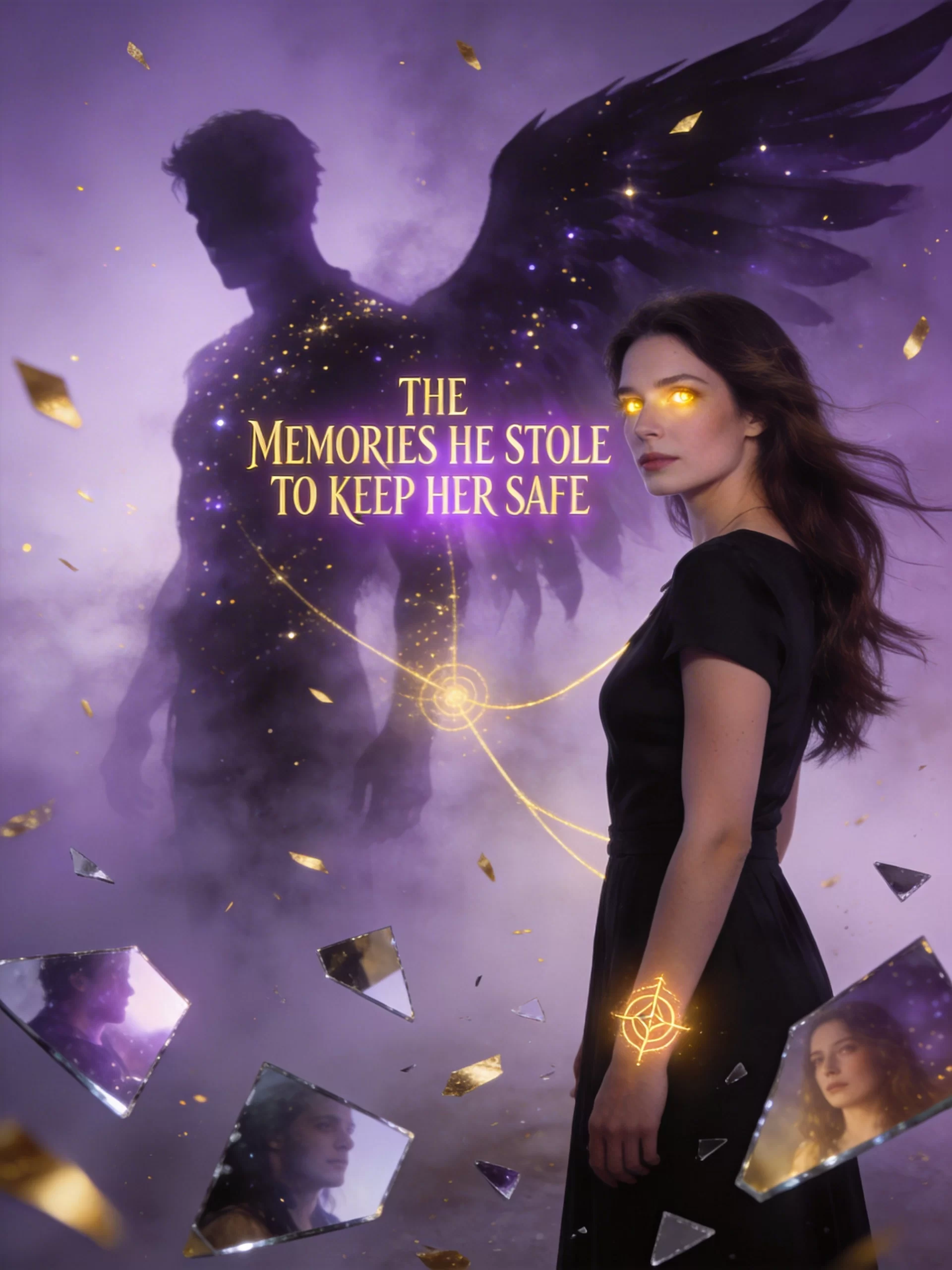 The Memories He Stole to Keep Her Safe - Shifter & Vampire Fated Mates Minis Novel Cover - Read online free